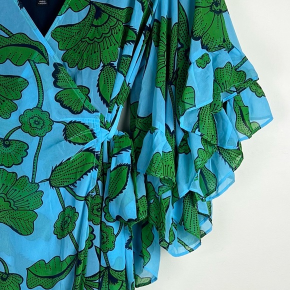 CAbi Green Floral Midi Dress - Picture 7 of 14